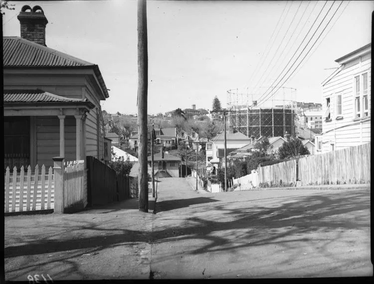 Philips Street, Freemans Bay, 1953