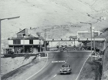 Image: Lyttelton road tunnel toll gates