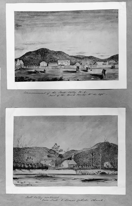 Pearse, John, 1808-1882 :[Hutt Valley scenes, 1853?]