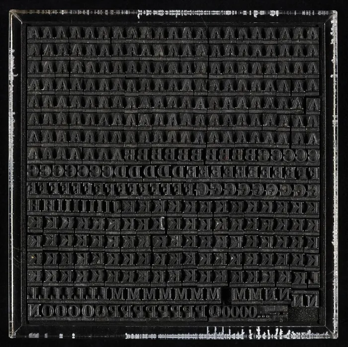 [Colenso, William] 1811-1899 :[Lead typeface used by William Colenso, 1833-1880s]