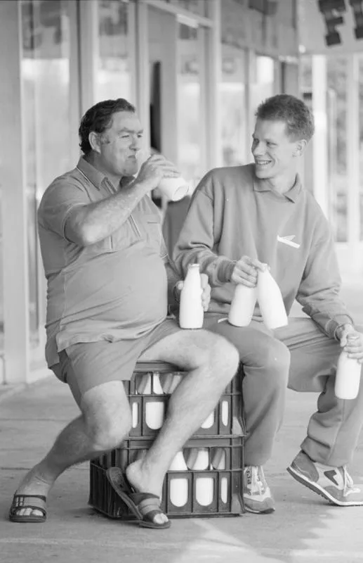 Brian Nicholas and Murray Burgess