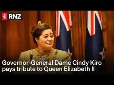 Image: Governor-General Dame Cindy Kiro on Queen Elizabeth II: 'A real symbol of dedication for service'