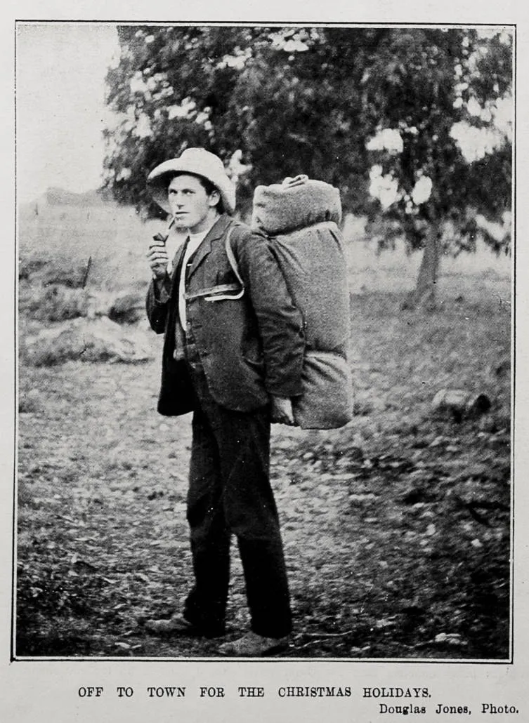 OFF TO TOWN FOR THE CHRISTMAS HOLIDAYS