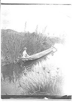 Canoe on Hokio Stream