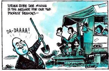 Image: Evans, Malcolm Paul, 1945- :[Mining the Answer]. 30 April 2013