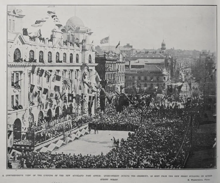 A Comprehensive View Of The Opening Of The New Auckland Post Office