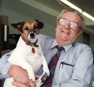 Image: Specialist Floors, 8 Main Street; owner Ted Hunt, retiring after 30 years.