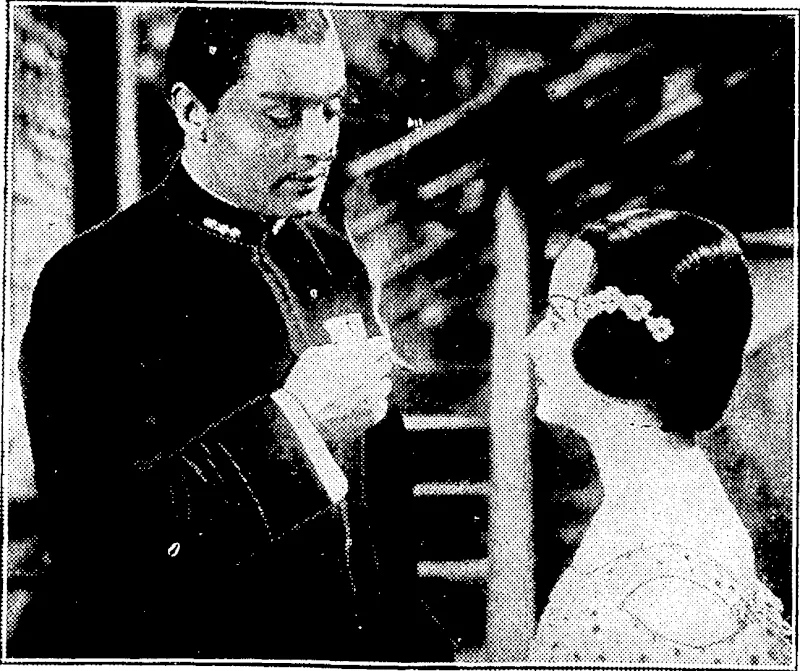 Charles Boyer and Merle Oberon, who play the leading roles, in "The Battle," the dramatic film of Japanese intrigue which heads the new bill at the Plaza Theatre. (Evening Post, 25 October 1934)