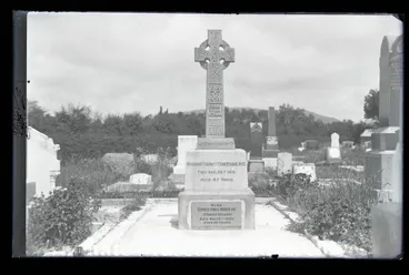 Image: Dr Maraget Cruickshank's cemetery headstone