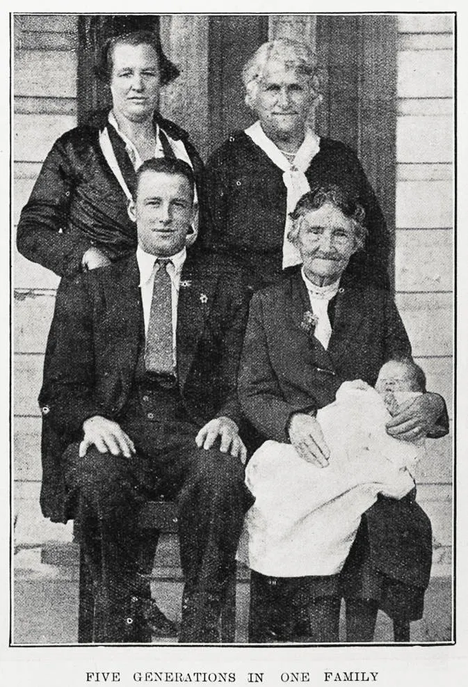 Five generations in one family