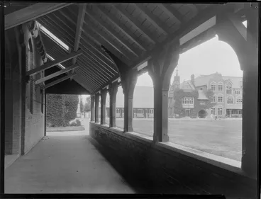 Image: Buildings at Christ's College, Christchurch, including the Hare Memorial Library