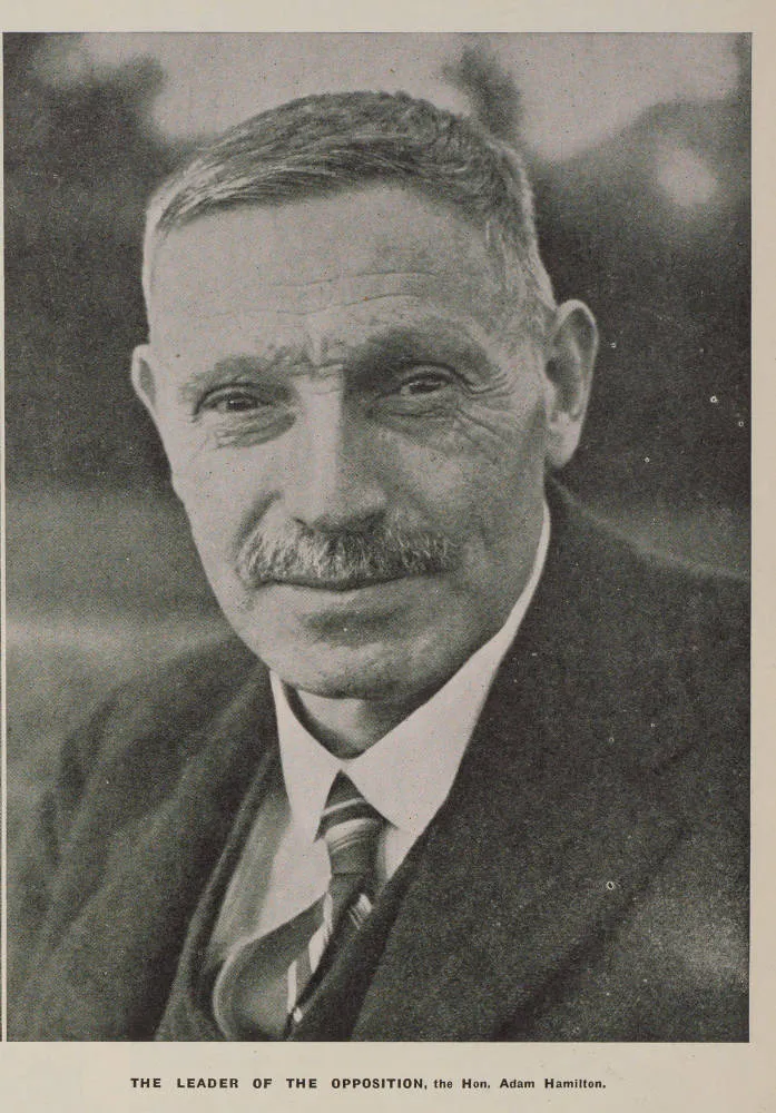 The Leader of the Opposition, the Hon. Adam Hamilton