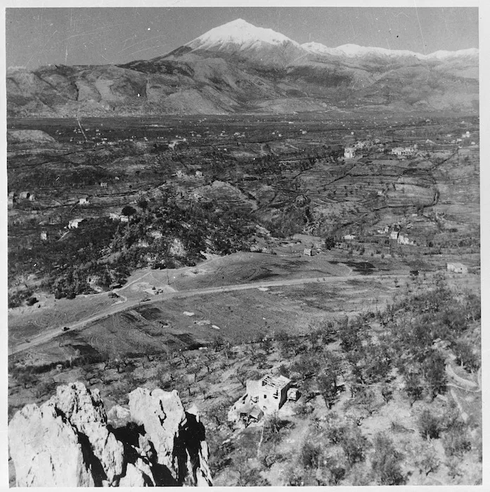 A view of Monte Cairo, Cassino