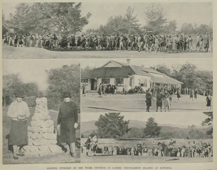 Golfing interest of the week centred in ladies' tournament played at Rotorua