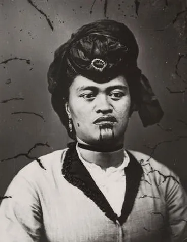 Maori Woman with Moko Image: Maori Woman with Moko