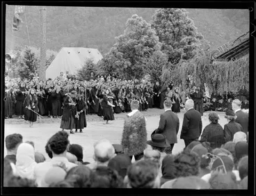 Image: Tangi of Princess Te Puea, Tūrangawaewae marae, Ngāruawāhia, 1952