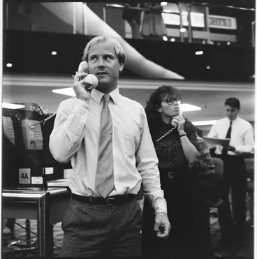Image: Auckland Stock Exchange, Queen Street, 1989