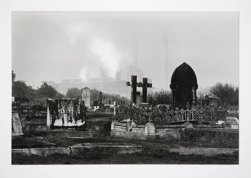 Cemetery with Huntly Power Station in Background