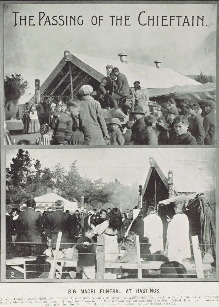 Big Māori funeral at Hastings