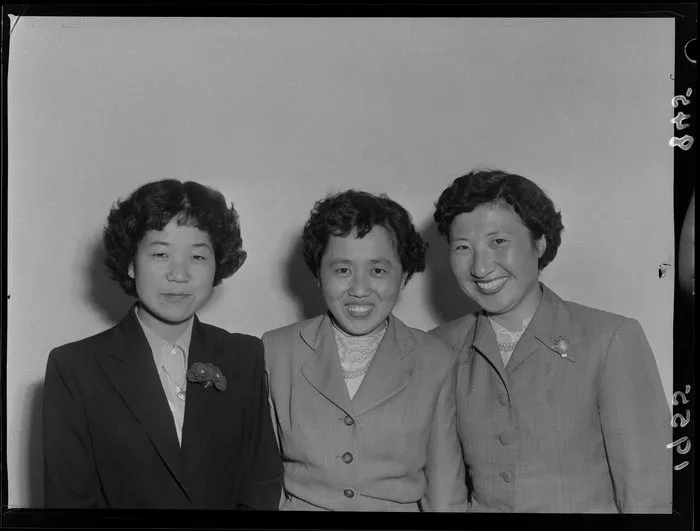 South Korean nurses Kim Soon Ja, Kim Jin Soon, and Chao Kyung Soon