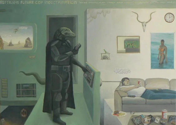Reptilian Future Cop Indoctrination