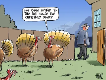 Image: "I've been invited to the big house for Christmas dinner" 24 December 2010