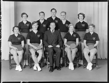 Image: Wellington table tennis representatives
