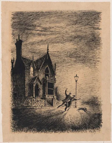 Image: Vignette for Joseph Braddock's Haunted Houses, chapter 5, page 92