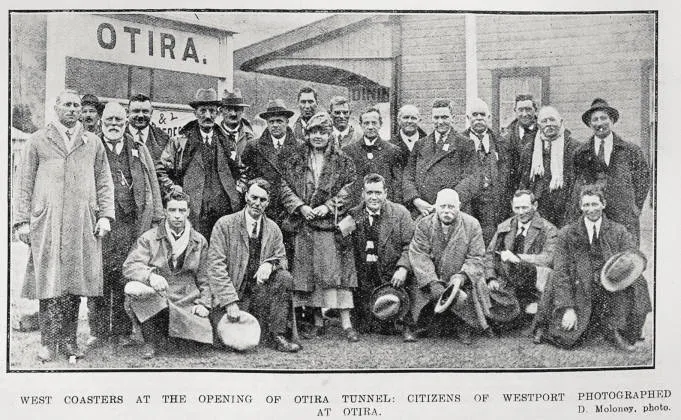West Coasters at the Opening of Otira Tunnel