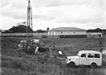 Image: Test boring, Papatoetoe, 1962