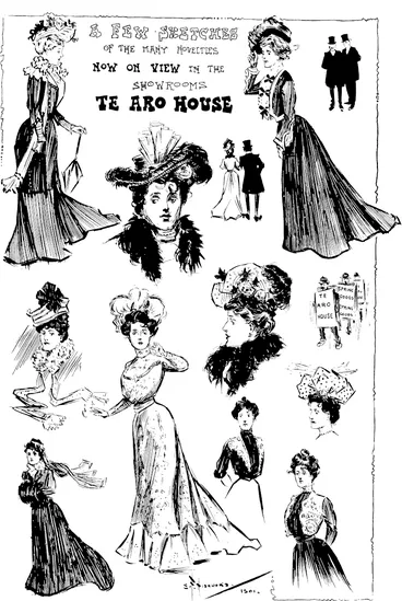 Image: A FASHION PAGE. (New Zealand Free Lance, 28 September 1901)