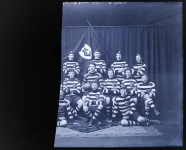 Image: Glass Plate Negative: Glass Plate Negative: Christ College group