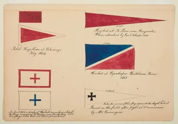 Image: Maori rebel flags