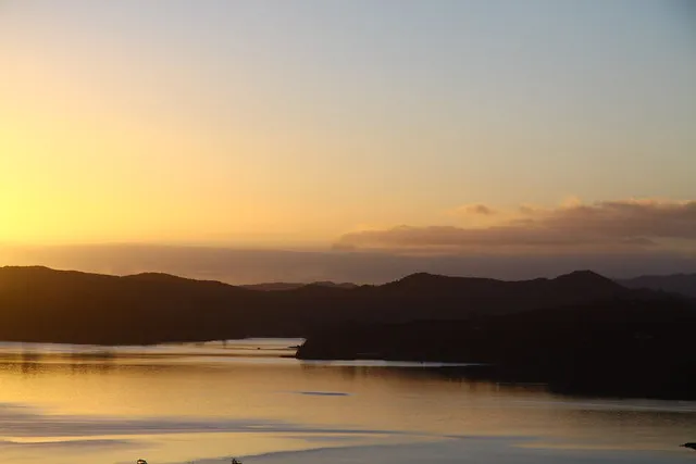 Sunrise over Bay of Islands