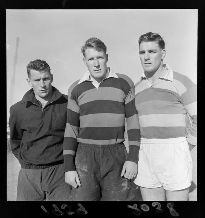 Unidentified rugby union football players