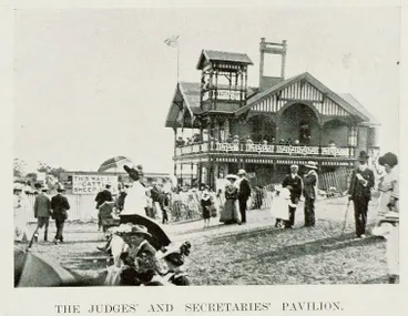 Image: The judges and secretaries' pavilion