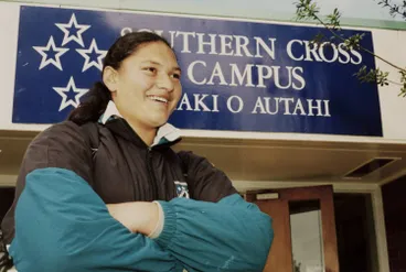 Image: Shot put champion, Māngere, 1999.