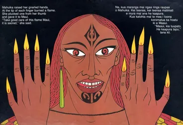 Image: Mahuika and her fingernails of fire