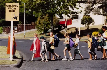 Image: School crossing, Botany Downs, 2000