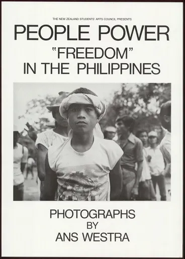 Image: People Power "Freedom" in the Philippines : Photographs by Ans Westra.
