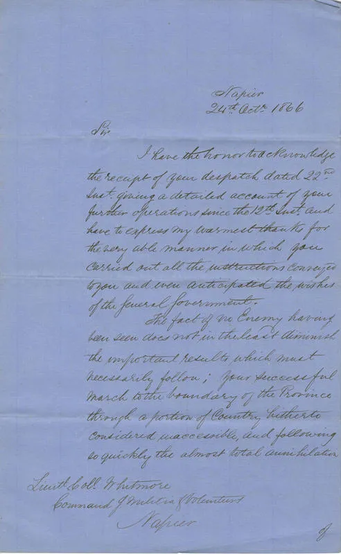 Letter, Donald McLean