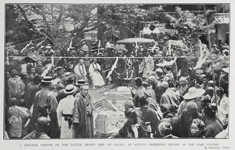 A strange custom of the little brown men of Japan