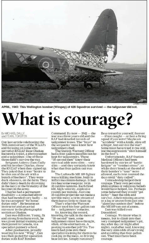 What is courage 6 Jan 2012