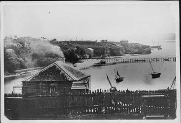 Image: Fort Britomart and Wynyard Pier.