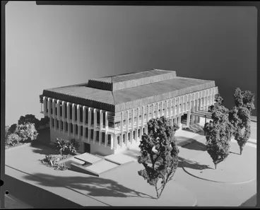 Image: Architectural model, New Zealand High Commission, Canberra
