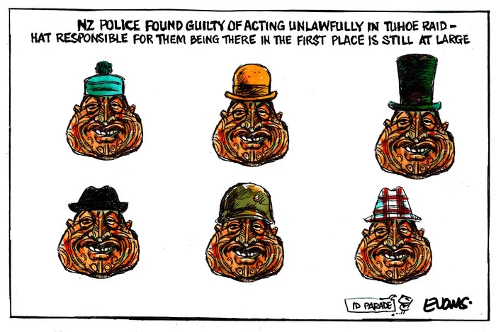 Evans, Malcolm Paul, 1945- :[The Tuhoe Raid]. 23 May 2013