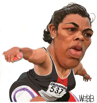 Image: Webb, Murray 1947-:Beatrice Faumuina (circa 1997-1999).