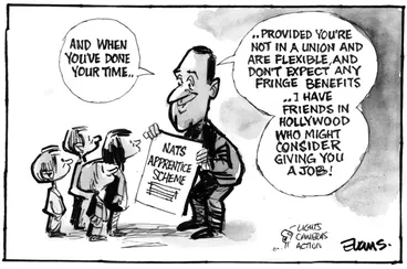 Image: Evans, Malcolm Paul, 1945- :[Nats apprenticeship scheme] 25 January 2013