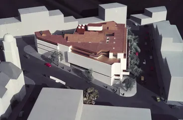 Image: Model of the proposed Auckland Public Library, 1964