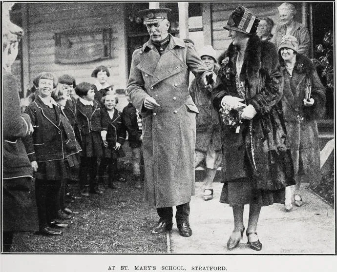 At St. Mary's School, Stratford